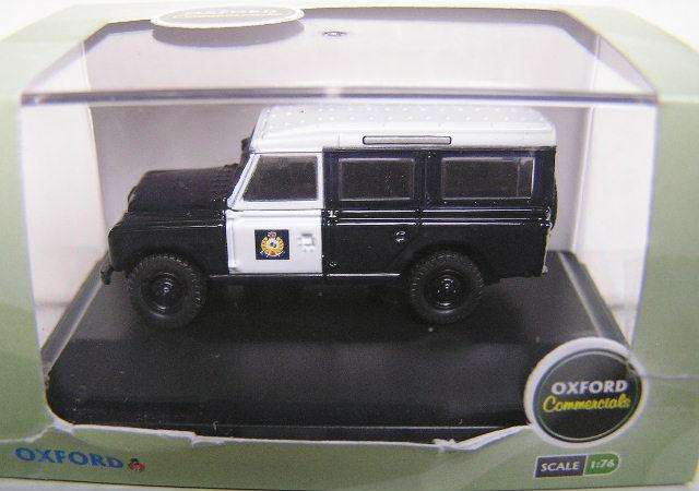 Oxford Diecast Model Car LAN2012 Land Rover Series II 2 Stationwagon Police Hong Kong 1/76 OO rail