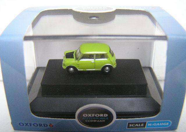 Oxford Diecast Model Car NMN005 Mini Cooper Mr Bean Movie TV Film 1/144 N railway scale new in pack