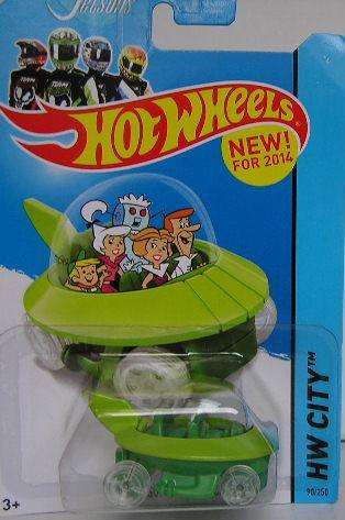 Hotwheels Hot Wheels Diecast Model Car First Edition 2014 90 / 250 TV Jetsons Capsule Car 1/64 scale