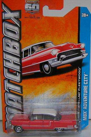 Matchbox Diecast Model Car 60th Anniv 2013 131 / 120 Cadillac Fleetwood 1955 1/64 scale new in pack
