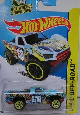Hot Wheels Hotwheels Diecast Model Car 2014 112 / 250 Baja Truck No 68 Offroad 1/64 scale new in pac