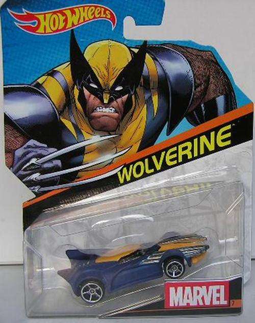 Hotwheels Hot Wheels Model Car Movie Film TV Marvel Comics Wolverine No 7 1/64 scale new in pack