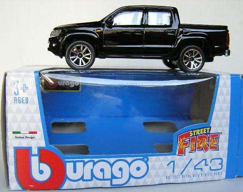 Burago Diecast Model Car VW Volkswagen Amarok Pickup 1/43 scale new in pack