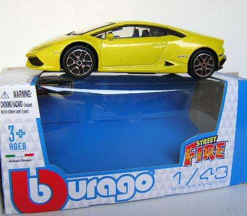 Burago Diecast Model Car Lamborghini Huracan LP 610-4 1/43 scale new in pack