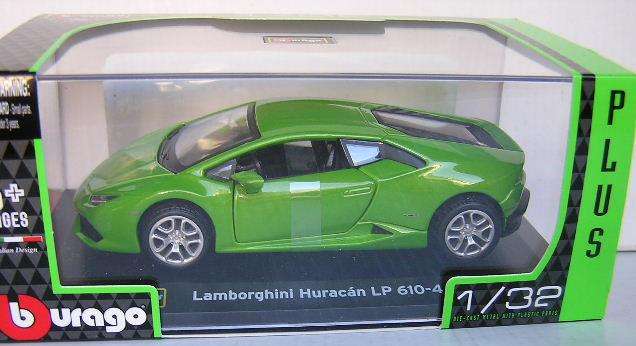 Burago Diecast Model Car Lamborghini Huracan LP 610-4 1/32 scale new in pack