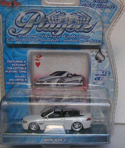 Maisto Playerz Diecast Model Car BMW 645 Ci Cabrio 1/64 scale new in pack