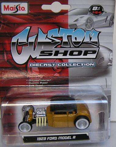 Maisto Custom Shop Diecast Model Car Ford Model A 1929 1/64 scale new in pack