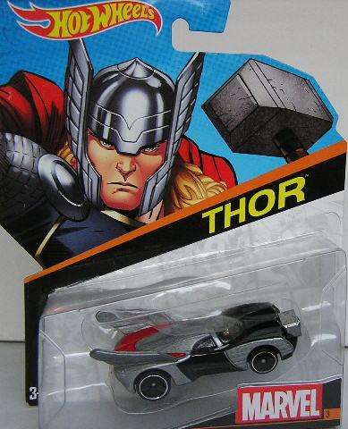 Hotwheels Hot Wheels Model Car Movie Film TV Marvel Comics Thor No 3 1/64 scale new in pack