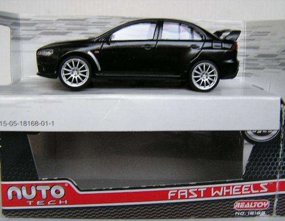 Realtoy Diecast Model Car Mitsubishi Lancer Evolution X 10 1/43 scale new in pack