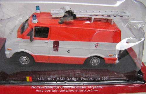 Fire Engines of the World Diecast Model Collection Dodge Traderman 300 VSR 1997 Belgium 1/43 scale