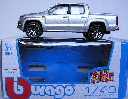 Burago Diecast Model Car VW Volkswagen Amarok Pickup 1/43 scale new in pack