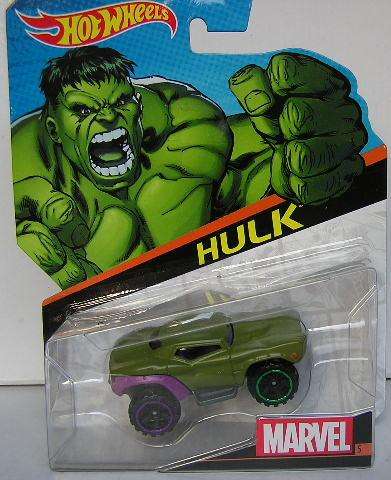 Hotwheels Hot Wheels Model Car Movie Film TV Marvel Comics Hulk No 5 1/64 scale new in pack