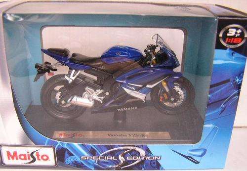 Maisto Diecast Model Motorcycle Bike Yamaha YZF R6 R 6 1/18 scale new in pack