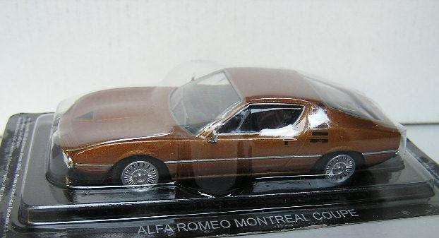 Supercars Diecast Model Car Collection Alfa Romeo Montreal Coupe 1/43 scale new in pack