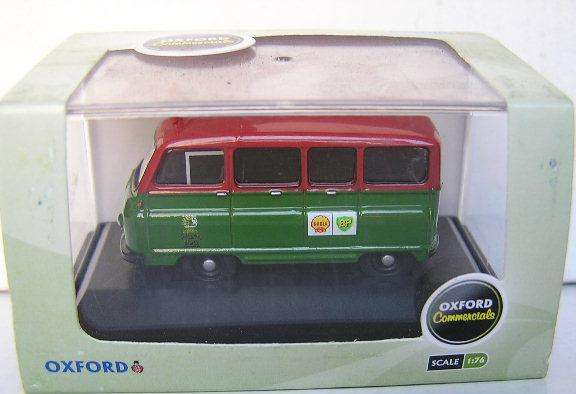 Oxford Diecast Model Car JA008 Austin J 2 Minibus "Shell / BP" 1/76 OO railway scale new in pack
