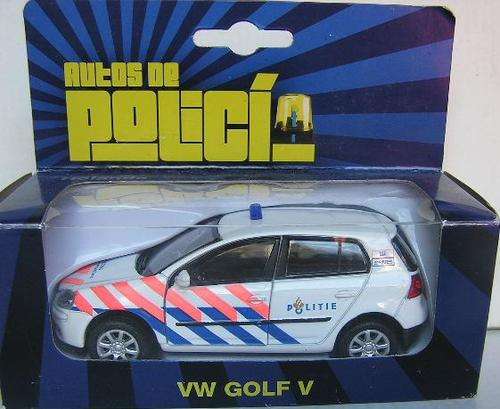 Welly Diecast Model Car Police Collection VW Volkswagen Golf V 5 "Politie" Holland 1/38 scale new