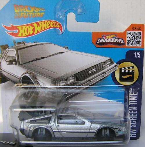 Hotwheels Hot Wheels Diecast Model Car Movie Film TV 2016 Back to The Future Time Machine Hover Mode