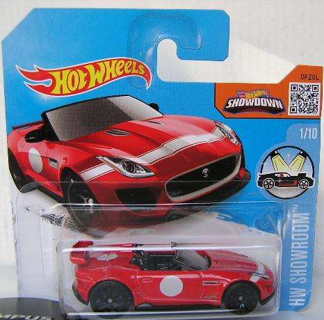 Hotwheels Hot Wheels Diecast Model Car 2016 111 / 250 Jaguar F Type 2015 Project 7 1/64 scale new