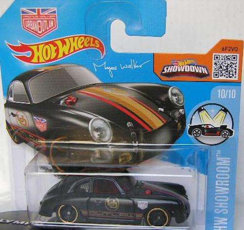 Hotwheels Hot Wheels Diecast Model Car 2016 120 / 250 Porsche 356 A Outlaw 1/64 scale new in pack