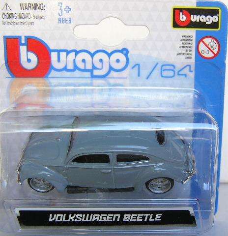 Burago Diecast Model Car VW Volkswagen Beetle 1/64 scale new in pack