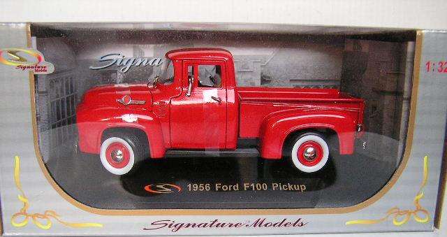 Signature Diecast Model 32386 Ford F100 F 100 Pickup 1956 1/32 scale new in pack