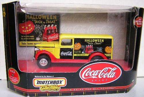 Matchbox Diecast Model Collectible Car GMC Panelvan 1937 Halloween "Coca Cola" 1/43 scale new in pac