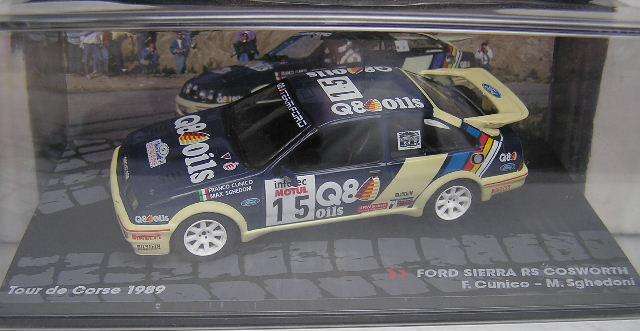 Rally Diecast Model Car Collection Ford Sierra RS Cosworth 1989 Motorsport No 7 1/43 scale new