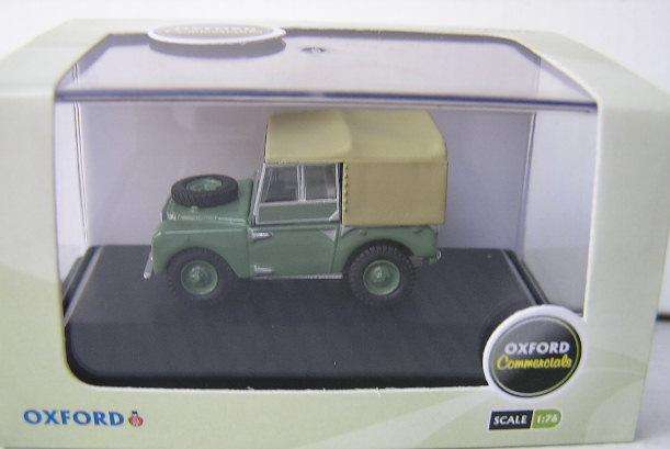 Oxford Diecast Model Car LAN180001 Land Rover 80 " inch Series 1 "HUE" 1/76 OO railway scale new
