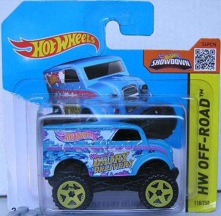 Hot Wheels Hotwheels Diecast Model Car 2015 118 / 250 Monster Dairy Delivery Truck new in pack