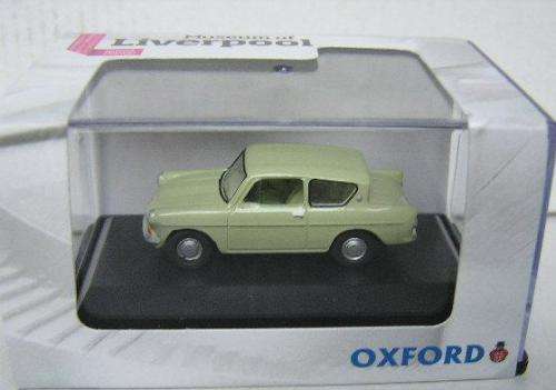 Oxford Diecast Model Car SP046 Ford Anglia Liverpoool Museum 1/76 OO railway scale new in pack