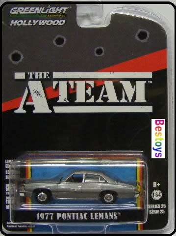 Greenlight Diecast Model Car Hollywood Pontiac Le Mans 1977 A Team TV 1/64 scale new in pack