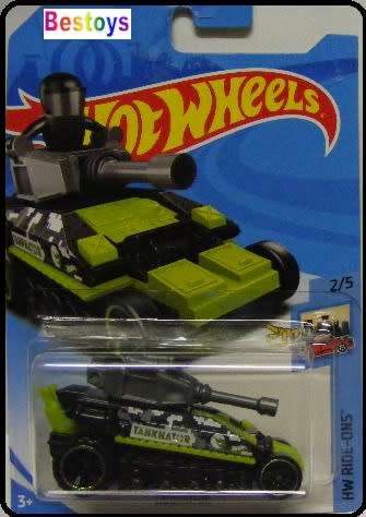Hotwheels Hot Wheels Diecast Model Car Treasure Hunt 2018 Tanknator Ride On new in pack