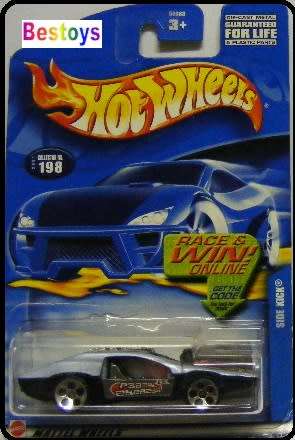 Hotwheels Hot Wheels Diecast Model Car 2001 No 198 Side Kick 1/64 scale new in pack
