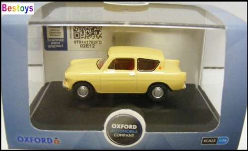 Oxford Diecast Model Car 105005 Ford Anglia 1/76 OO railway scale new in pack