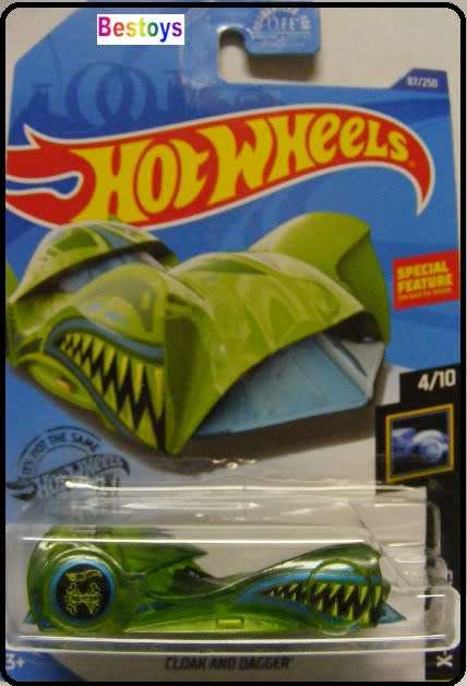 Hotwheels Hot Wheels Diecast Model Car 2020 87 / 250 Cloak & Dagger X-Raycers 1/64 scale new in pack