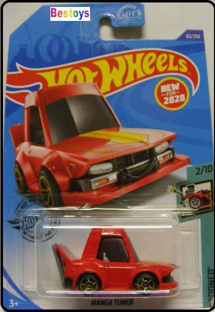 Hotwheels Hot Wheels Diecast Model Car First Ed 2020 82 / 250 Manga Tuner Tooned new in pack