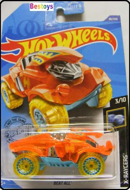 Hotwheels Hot Wheels Diecast Model Car 2020 86 / 250 Beat All X-Raycers 1/64 scale new in pack