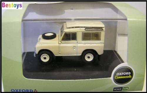 Oxford Diecast Model Car LR3S001 Land Rover Series III 3 Stationwagon SWB 1/76 OO railway scale new