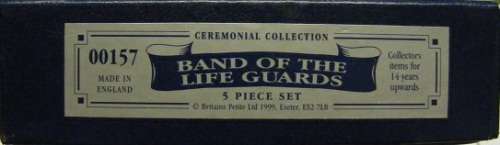 Britains Collectible Figures Figurines 5 pce set 157 Ceremonial Collection Band of the Life Guards