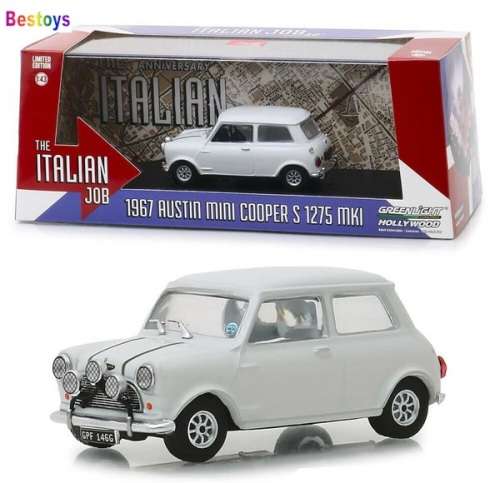 Greenlight Diecast Model Car 86549 Austin Mini Cooper S 1275 Mk 1 1967 Italian Job Movie Film TV1/43