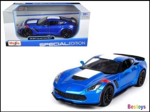 Maisto 31516 Chevy Chevrolet Corvette Grand Sport 2017 1/24 scale