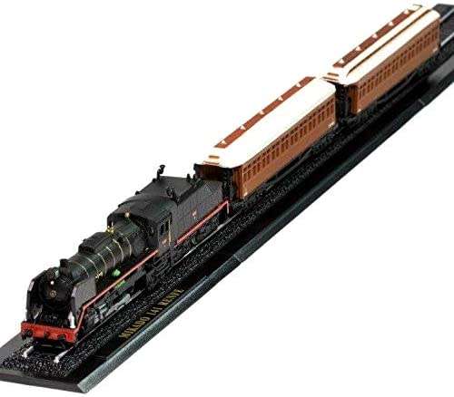 Deagostini Atlas Diecast Minitrain Collection Mikado 141 Renfe Steam Loco + 2 carriages+ track 1/220