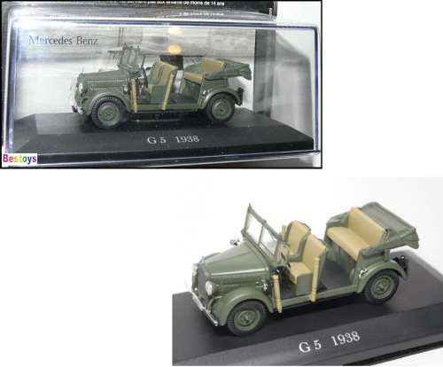 Diecast Model Car Collection Mercedes Benz G 5 G5 1938 1/43 scale new in pack