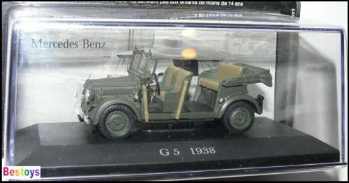 Diecast Model Car Collection Mercedes Benz G 5 G5 1938 1/43 scale new in pack