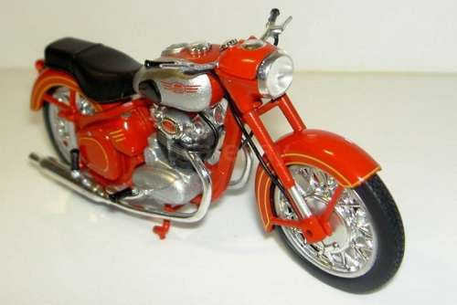 Diecast Model Bike Motorcycle European Collection German Democratic Rep Jawa 500 1/24 scale new