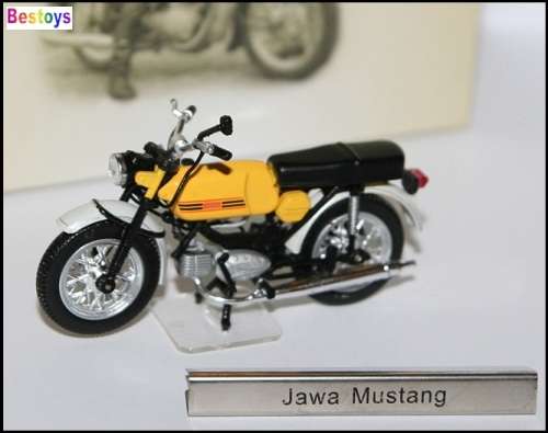 Diecast Model Bike Motorcycle European Collection German Democratic Rep Jawa Mustang Type 23 1/24 sc