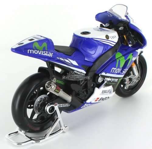Maisto Diecast Model Motorcycle Bike Moto GP Yamaha Factory 2014 No 99 Lorenzo "Movistar Monster Ene