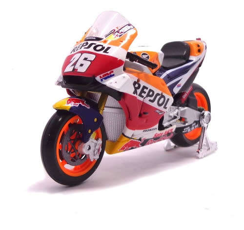 Maisto Diecast Model Motorcycle Bike Moto GP Honda RCV 213 2018 No 26 Pedrosa "Repsol" 1/18 scale
