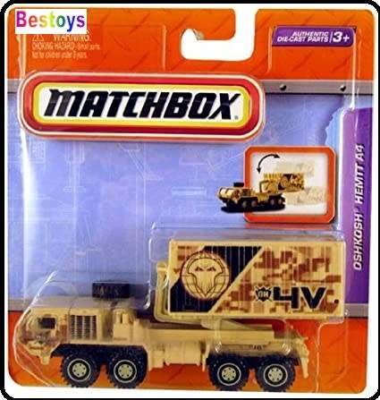 Matchbox Working Rig Diecast Model Oshkosh HEMTT A4 Truck 1/87 HO railway scale new
