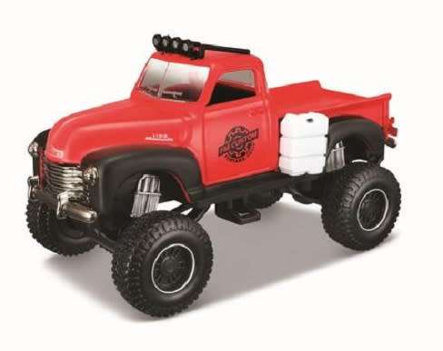 Maisto Diecast Model Car 4x4 Rebels Chevy Chevrolet 3100 Pickup 1953 `FM Custom` 1/36 scale new